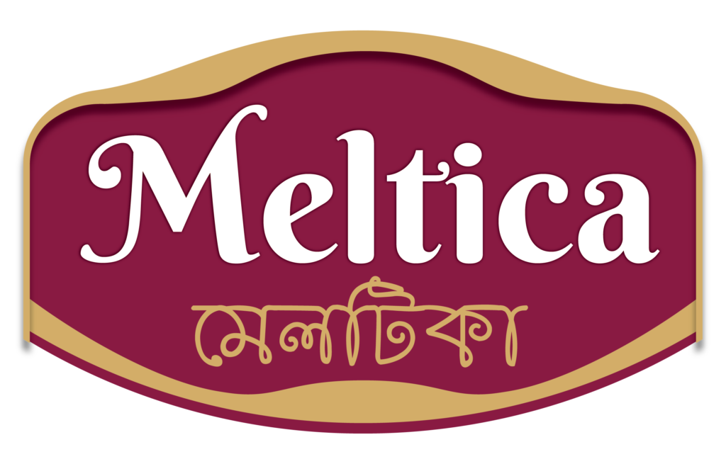 GoldHill Consumer Products-এর মেলটিকা (Meltica) ব্র্যান্ডের প্রিমিয়াম চকলেট ও কনজিউমার প্রোডাক্ট লোগো।